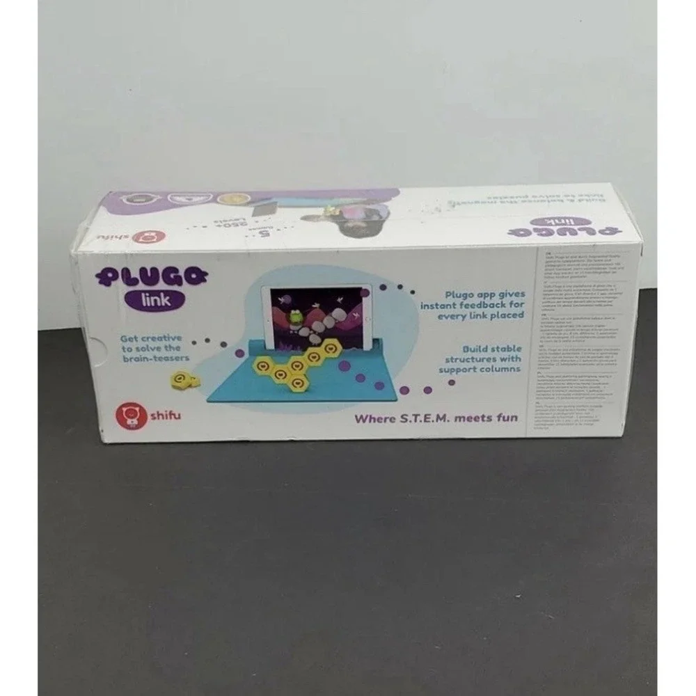 Shifu Plugo Link Building Blocks Kit Ages 4+ Augmented Reality STEM Puzzle Game